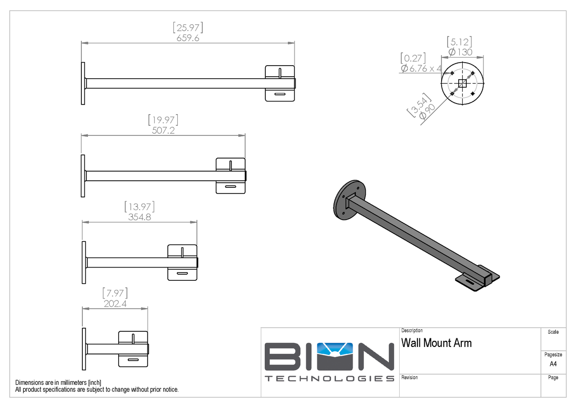 wall mount arm