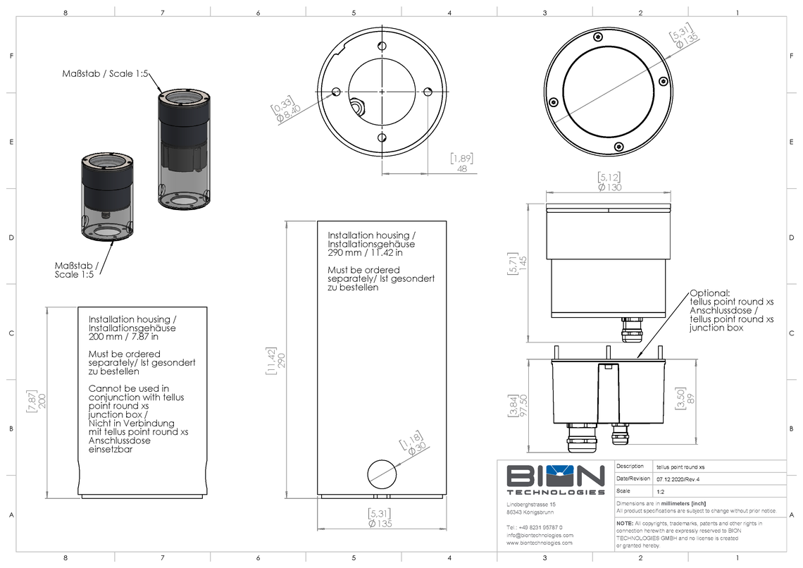 tellus point round xs